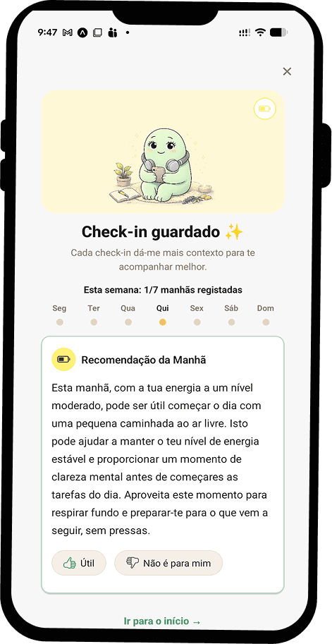 Screenshot da app Lira